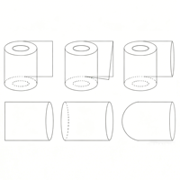 Film en rouleau PVC souple transparent anti-rayures de qualité alimentaire écologique pour la protection des surfaces, brillant, taille et épaisseur personnalisées