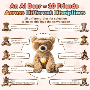 Nuovo Orsetto di Peluche Interattivo AI <span class=keywords><strong>2026</strong></span> con Funzione Vocale e Narrativa Intelligente - Produttore OEM ODM all'Ingrosso - Product Image 3