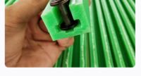 Rail de guidage de chaîne en T, en polyéthylène et nylon, bande anti-usure injectée, rainure de guidage, rail de guidage de chaîne en plastique, glissière