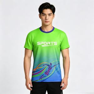 Camiseta Deportiva para Maratón al por Mayor, Camiseta Publicitaria con Impresión 3D, Camiseta de Poliéster con Logotipo Personalizado, Camisetas Lisas para Sublimación - Product Image 1