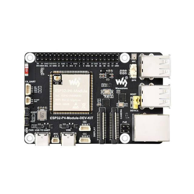 ESP32-P4-Module High-performance Development Board, Based on ESP32-P4 and ESP32-C6, Supports Wi-Fi 6 and Bluetooth 5/BLE