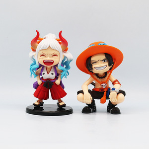 13CM Niño <span class=keywords><strong>de</strong></span> pie Yamato sentado <span class=keywords><strong>Ace</strong></span> <span class=keywords><strong>Figura</strong></span> 0NE PIECE Q versión Manga estatua figurita PVC Anime <span class=keywords><strong>figura</strong></span> juguetes para niños regalos - Product Image 1