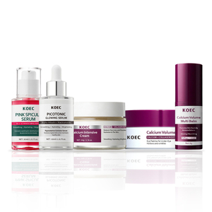 Set per la Cura della <span class=keywords><strong>Pelle</strong></span> KOEC con Crema Intensiva al Calcio, Niacinamide, Acido Ialuronico <span class=keywords><strong>e</strong></span> <span class=keywords><strong>Collagene</strong></span> per Rassodare, Levigare, Nutrire <span class=keywords><strong>e</strong></span> Idratare - Product Image 1