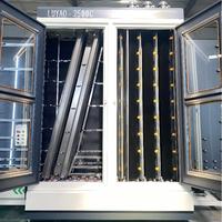Machine de lavage, de nettoyage et de séchage de verre plat vertical