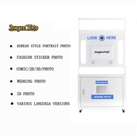 Máquina expendedora de pasaportes con autoservicio e impresión instantánea de fotos