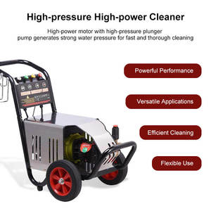 380V 300Bar 5000PSI industriale idropulitrice elettrica ad alta pressione idropulitrice portatile acqua fredda per attrezzature - Product Image 2