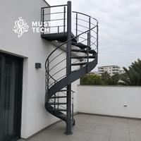 Escalier en colimaçon esthétique de qualité supérieure pour résidence, devis rapide, solution personnalisée