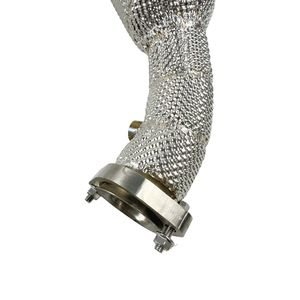 ท่อไอเสียสแตนเลสสมรรถนะสูง สำหรับ Mercedes-Benz <span class=keywords><strong>C43</strong></span> AMG E43 E400 3.0T M276 ปี 2016+ พร้อมฉนวนกันความร้อน - มีสินค้าในสต็อก - Product Image 4