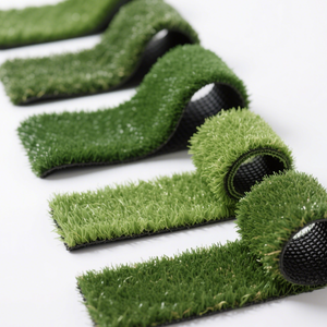 Gazon artificiel en plastique PE PP durable et écologique de 30 mm, <span class=keywords><strong>tapis</strong></span> synthétique pour intérieur/extérieur, terrain paysager avec une hauteur de poil de 10 mm - Product Image 2