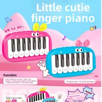 Jouet pour enfants transfrontalier le plus vendu : Ensemble musical électronique 6 pièces en plastique avec piano à doigts pour l'apprentissage précoce et le développement cognitif