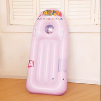 Planche de surf gonflable en PVC Shengjin en forme de feuille, jouet aquatique flottant pour enfants, planche de flottation pour apprendre à nager, modèle feuille de surf