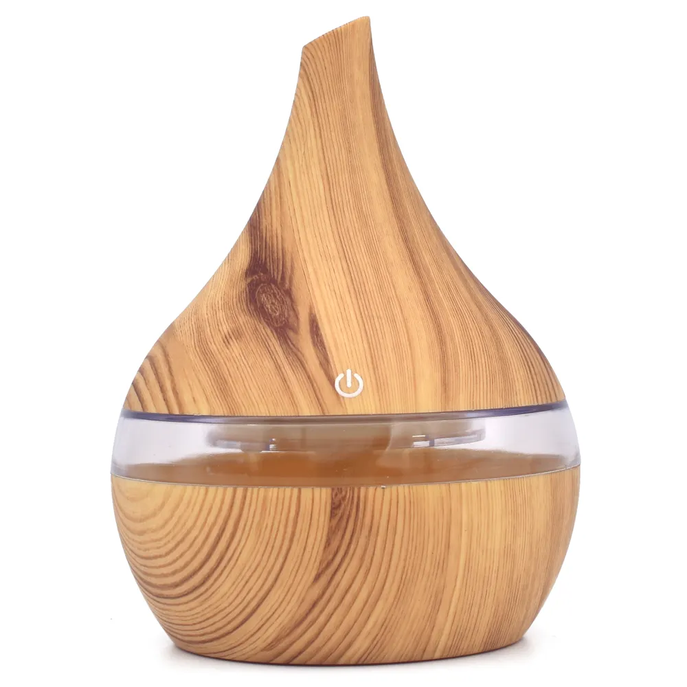 300ml Best Selling Products 2023 Wood Grain Difusores Aromaterapia Essential Oil Diffuser