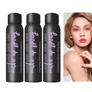 Fixateur de maquillage personnalisé pour nettoyer la peau hydratant la sueur spray de finition hydratant oem spray de réglage de maquillage odm rechargeable pour les femmes