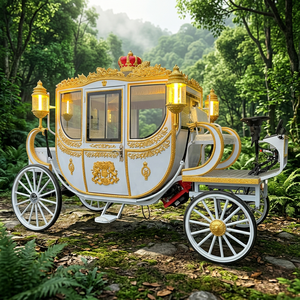 Carroza Real de Lujo para Turismo, Bodas y Eventos Especiales, Vehículo Eléctrico Clásico y Elegante - Product Image 1