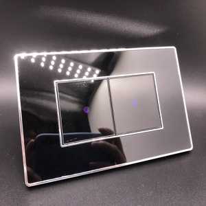 Module d'<span class=keywords><strong>interrupteur</strong></span> mural intelligent Niva Smart Touch Wifi avec panneau en verre, interrupteurs et prises électriques modulaires pour éclairage - Product Image 1