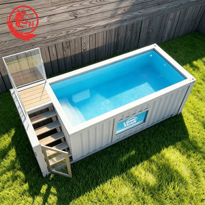 <span class=keywords><strong>Piscine</strong></span> conteneur mobile en fibre de verre, petite, en acrylique transparent, aspect pierre, pour maison, livraison en Australie et en Afrique du Sud, en vente - Product Image 3