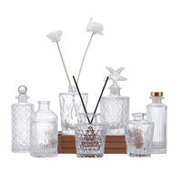 50 ML 100 ML 150 ML couleur claire parfum de maison huile d'aromathérapie Unique luxe vide verre roseau diffuseur bouteille