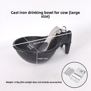 Bol d'eau automatique en <span class=keywords><strong>fonte</strong></span> Bolu BL-452 pour élevage de bovins, capacité 2,5 L/4 L, garantie 1 an - Product Image 6