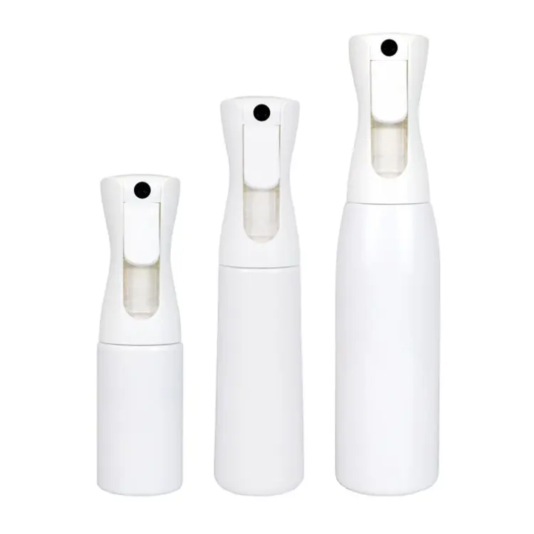 Atomizador de perfume recargable con gatillo de plástico de espuma de 100ml, pulverizador de bomba blanco y negro para botella de Spray