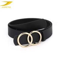 Beliebte Trends Fashion Body Harness für Frauen Gold Double O-Ring Schnalle Damen gürtel