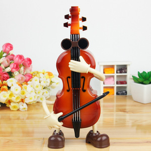 Caja Musical de Plástico con Mecanismo de Relojería, Diseño de Violonchelo, Regalo/Presente Festivo, por Romantic Music Box, Venta al Por Mayor - Product Image 3