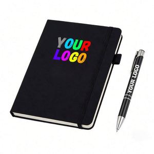 Hardcover A5 <b>A6</b> Pu Leather Gift Logo Unique Notebook Journal Plan Book Notebooks Customizable - Product Image 1