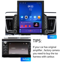 Écran Tesla vertical de 9,7 pouces, autoradio Android pour Toyota RAV4 RAV 4 2012-2018, Car-play, navigation GPS, lecteur multimédia