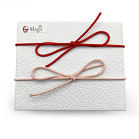 E-Magic Nœuds décoratifs élastiques personnalisés, boucles extensibles métalliques dorées, nœuds élastiques pré-noués pour emballage de boîtes cadeaux