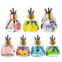 Diffuseur de parfum de luxe pour voiture en verre premium, désodorisant solide en gros pour automobile, décoration de voiture