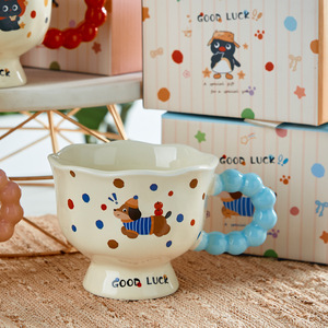 Juego de regalo de Cumpleaños de Niños colorido personalizable logotipo personalizado serigrafía Día Nacional recuerdo taza caja de regalo de cerámica - Product Image 3