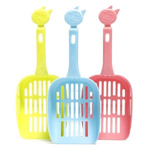 Cat Litter Scoop <b>Plastic</b> Rectangle <b>Large</b> Blue Pink Green For Cat Litter <b>Box</b> Cleaning - Product Image 3