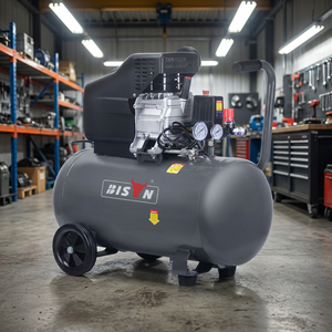 Machine silencieuse de compresseur d'air de <span class=keywords><strong>BISON</strong></span> Chine 3kw 1500 w pour peindre de grands pneus de <span class=keywords><strong>pneu</strong></span> de voiture - Product Image 1