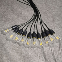 Guirlandes lumineuses LED en verre luxueuses LEXI, alimentées par courant alternatif, blanc chaud, pour la décoration de scènes de mariage et de fêtes d'hôtel