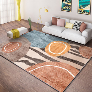 <span class=keywords><strong>Alfombra</strong></span> de poliéster con patrones geométricos personalizados, <span class=keywords><strong>Alfombra</strong></span> de Protección Ambiental antideslizante lavable para dormitorio moderno para juegos de alfombras - Product Image 3