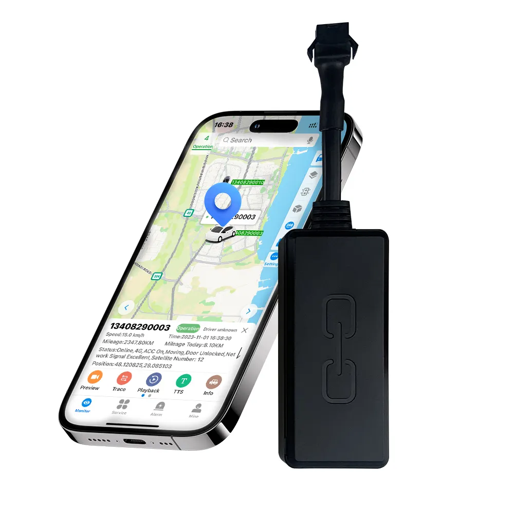 4g gt06 Auto-Tracker ferngesteuerte Motorsteuerung Fahrzeug-Trackinggeräte GPS-Autotracker