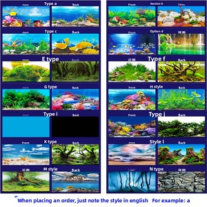 Resun <span class=keywords><strong>Aquarium</strong></span> Achterwand Poster - Zelfklevende PVC Onderwater Koraal & Visbak Achterwand voor Zoetwater & Zoutwater Aquariums - Product Image 6