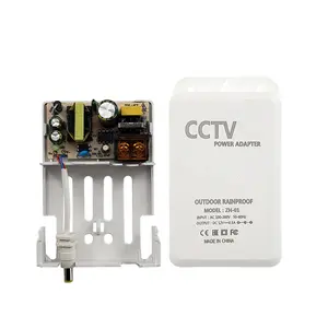 Adaptateur étanche d'extérieur de haute qualité 12V1A 12V2A 12V3A adaptateur d'alimentation pour caméras de vidéosurveillance