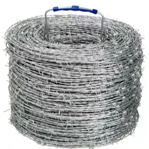 High quality material twisted into barbed wire for farm