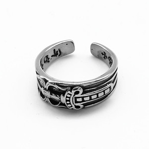 yunnique Retro Geometric <b>Open</b> <b>Ring</b> Stainless Steel Men's Jewelry Gift Fashion <b>Rings</b> - Product Image 1