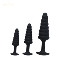 Vente en gros de bouchons anaux en silicone 100% imperméables, ensemble P2 pour hommes et femmes, jouets de masturbation