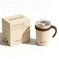 Mug à café isotherme 250 ml avec poignée, en acier inoxydable, tasse sous vide, maintien au froid 12h et au chaud 6h, anti-fuite, personnalisable, vente en gros (ODM/OEM)