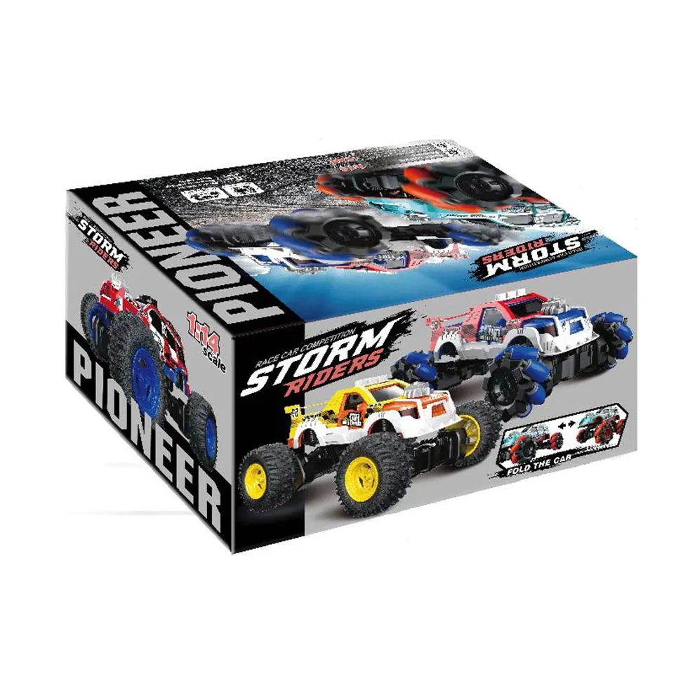 2.4GHZ 6 Channel 1 14 High Speed 4WD RC Drift Foldable Wheels RC Car Toys For Children