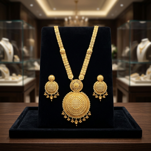 Juego de Joyería Larga de Micro Oro de 14K, 18K y 24K al por Mayor, Juego de Joyería Larga Tradicional, Collares Largos de Moda de Micro Oro sobre Latón - Product Image 5