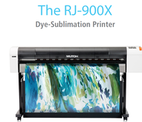 Imprimante à sublimation par transfert thermique d'occasion, tête d'impression grise DX5, machine RJ-900X pour polos, sweats à capuche et maillots de football pour hommes