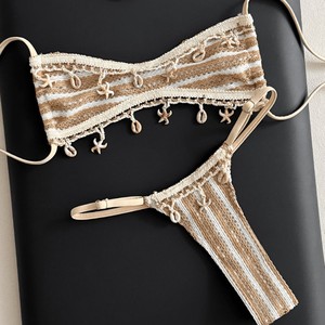 Costume da bagno da donna 2026, nuovo stile, bikini a triangolo sexy di alta gamma per spiaggia e sorgenti termali - Product Image 1
