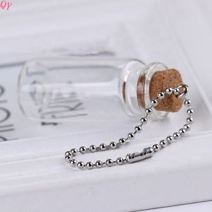 Chaîne à billes en argent QQ, connecteur de chaîne à perles métalliques, porte-clés, support de pendentif pour cadeau et décoration - Product Image 1