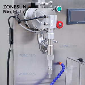 ZONESUN Automatic Hot Sauce Ketchup Jam Jar Lotion Shampoo Honey Detergent <b>Bottle</b> Paste Filling Machine with Turntable Machine - Product Image 3