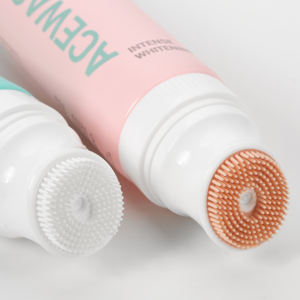 Tubo de Limpiador Facial Personalizado con Cepillo de Silicona, Venta <span class=keywords><strong>al</strong></span> por Mayor, OEM, ODM, Envase de Tubo Suave para Cosméticos y Cuidado de la Piel, Logotipo Personalizado - Product Image 2
