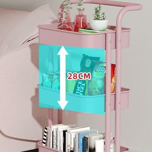 Carrello Portaoggetti per Casa, Contenitore per Acqua, Organizzatore per Cosmetici da Camera, Scaffale per Frutta e Verdura da Soggiorno - Product Image 5