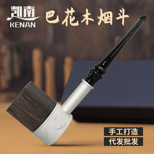 Straight Tobacco Pipe 6Mm Filter Detachable Washable Three Section Traditional Smoking Pipe - Product Image 2